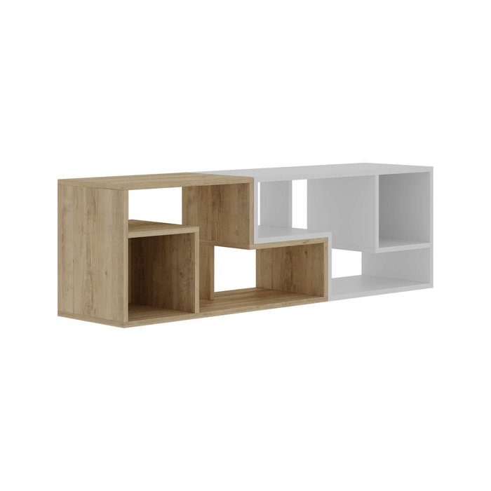 Hanah Home Soporte para TV Glis - Roble Zafiro y Blanco